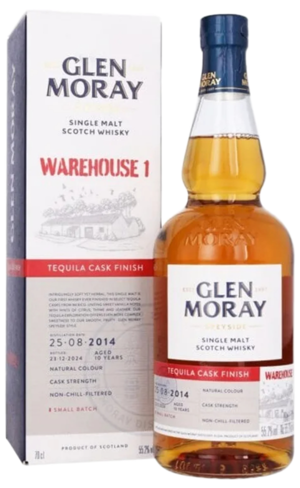 Glen Moray 2014 10Y - Tequila Cask Finish - Warehouse 1 Release 55,2%