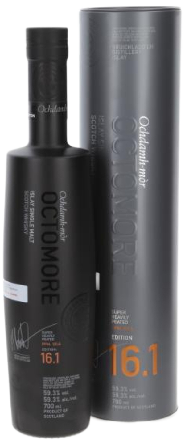OCTOMORE 16.1 5Y 101.4 PPM BOURBON CASK ISLAY SINGLE MALT WHISKY 59,3%