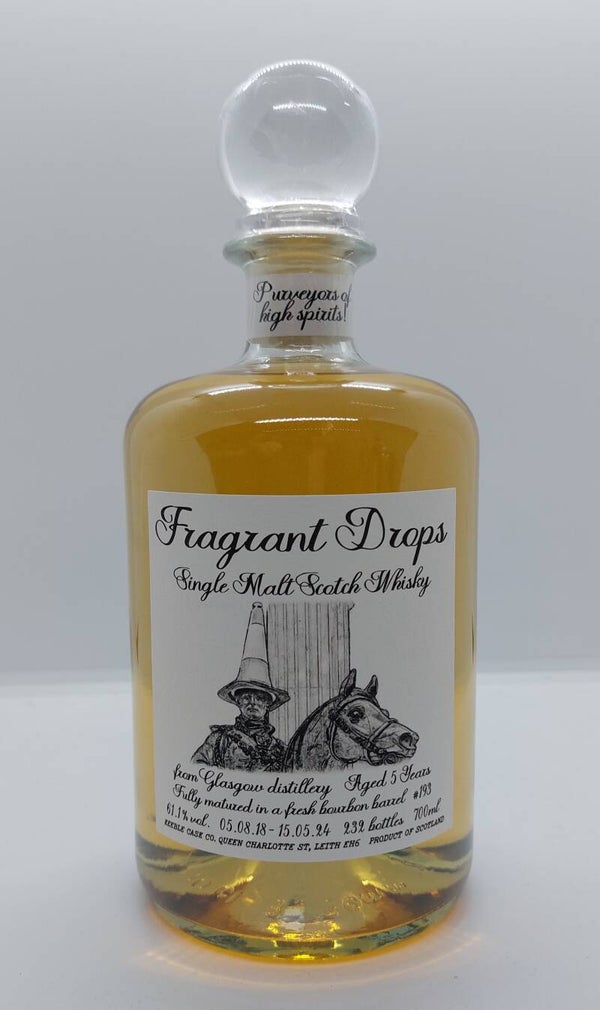 Glasgow Distillery 2018 5Y Fresh Bourbon Barrel Fragrant Drops 61,1%