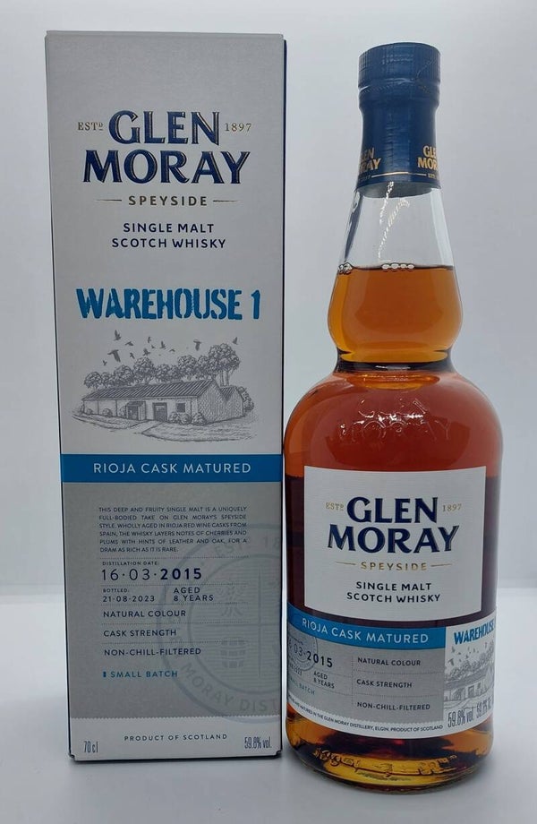 GLEN MORAY 2015 8Y RIOJA MATURED 59,8%