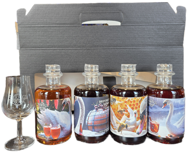 Brugse Whisky 2020 5Y Crazy Cask Finishes box + glass PerfectDram Breydelstads genot 4 x 35cl