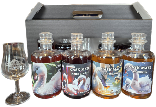 PerfectDram Breydelstads genot Caskmates Box + glas 4 X 35cl