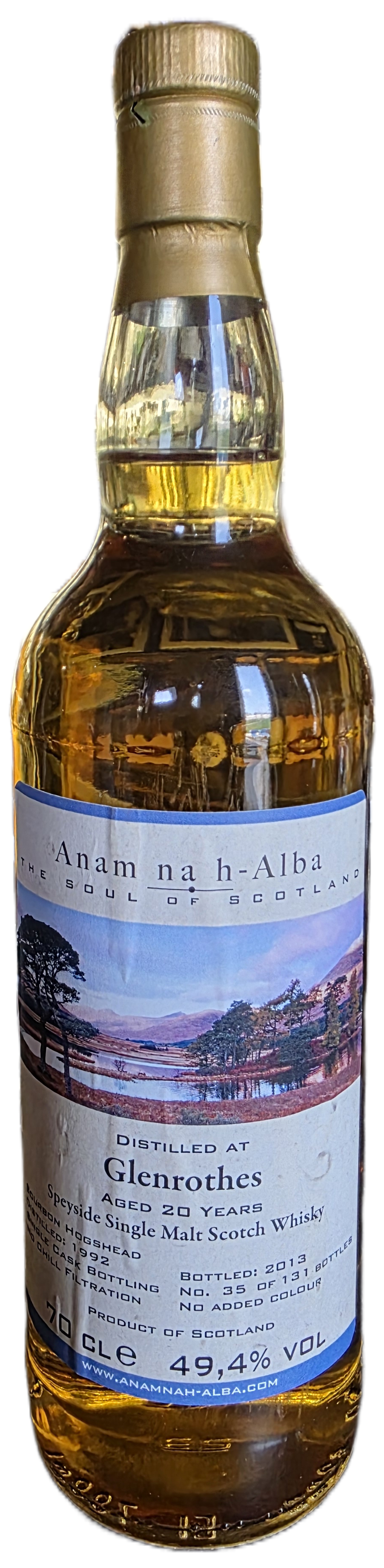 Glenrothes 1992 20y old Single Malt ANHA 49,4%