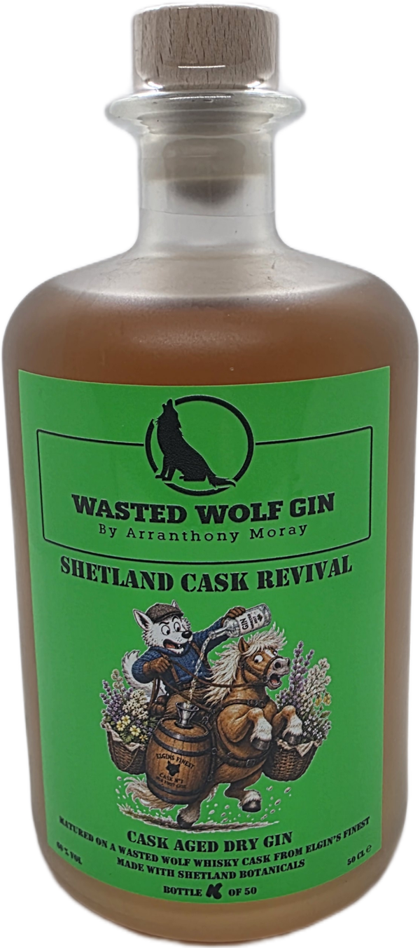 Wasted Wolf Premium Cask Aged Gin 60%