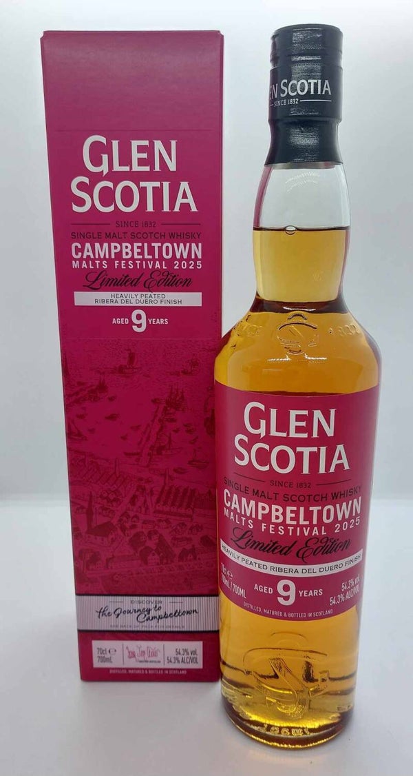 Glen Scotia Festival Release 2025 Heavily Peated Ribera Del Duero Finish 54,3%