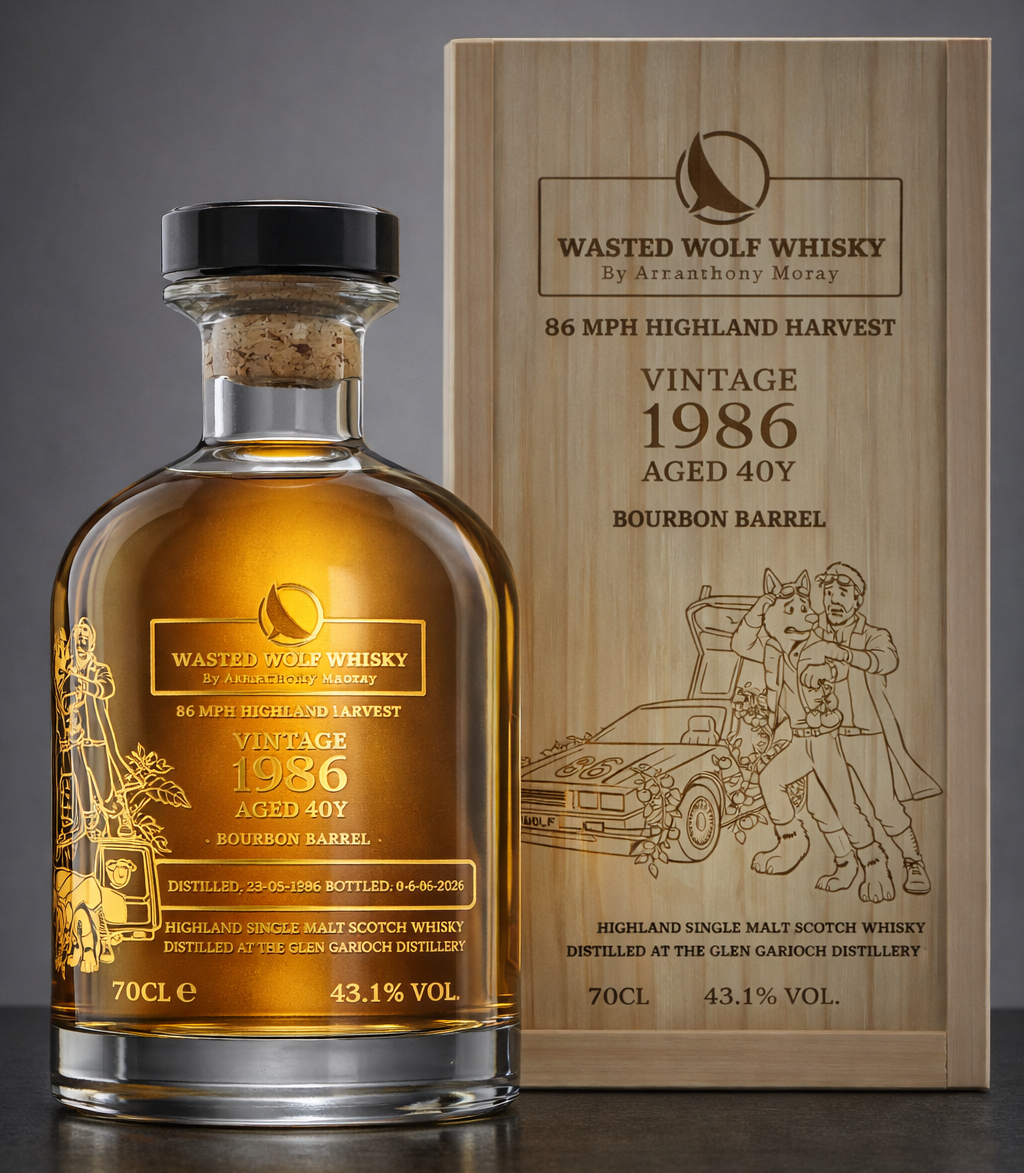 Wasted Wolf MX2 86mph Highland Harvest - Glen Garioch Distillery - 1986 40y Bourbon Cask 43,1%
