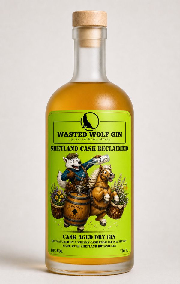 Wasted Wolf Premium Cask Aged Gin 60%