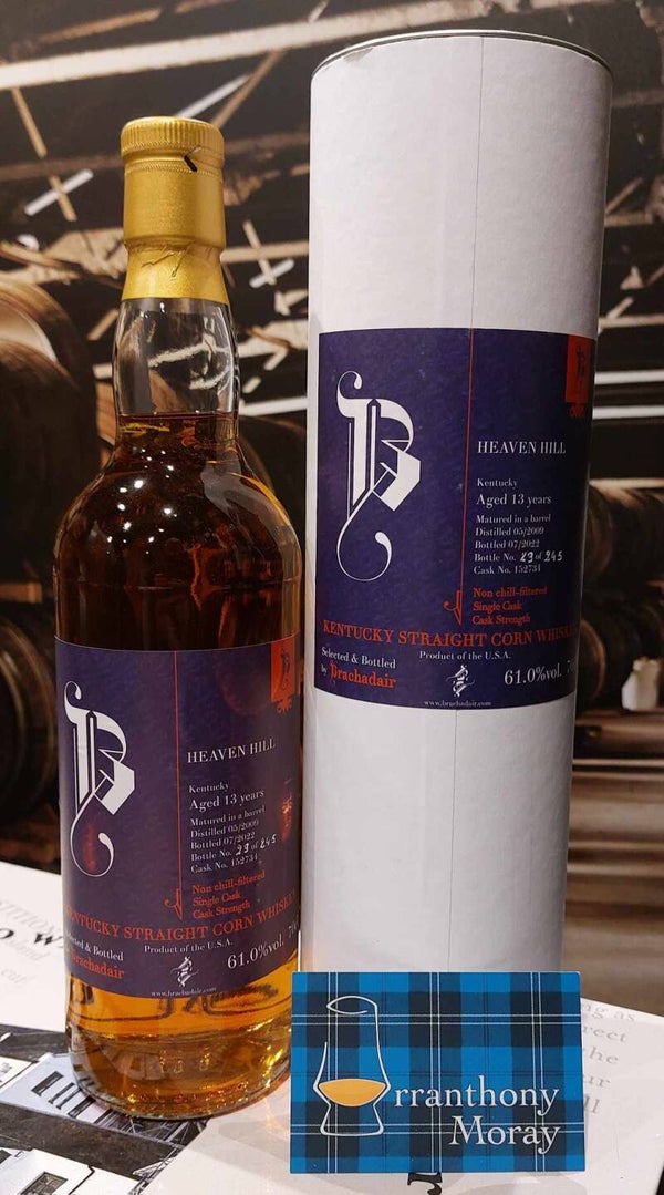 HEAVEN HILL Brachadair Single Cask 2009-2022, 13Y Kentucky Straight Corn Whiskey 61.0%