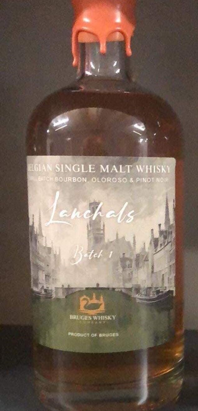 Brugse Whisky Lanchals  Batch 1 Belgian Single Malt Whisky 43%