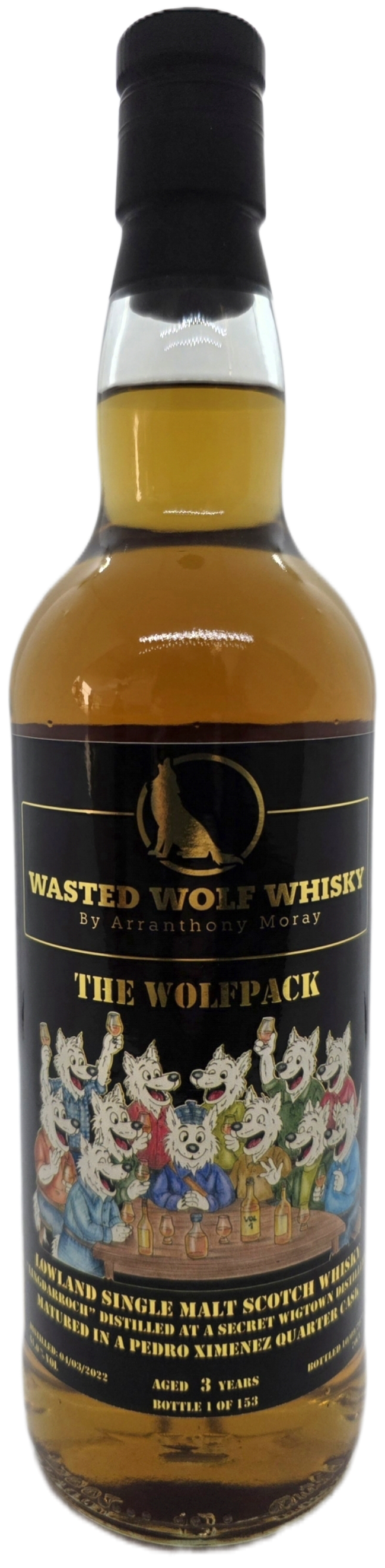 Wasted Wolf WP01 The Wolfpack - Lingdarroch 2022 3y PX Quarter Cask