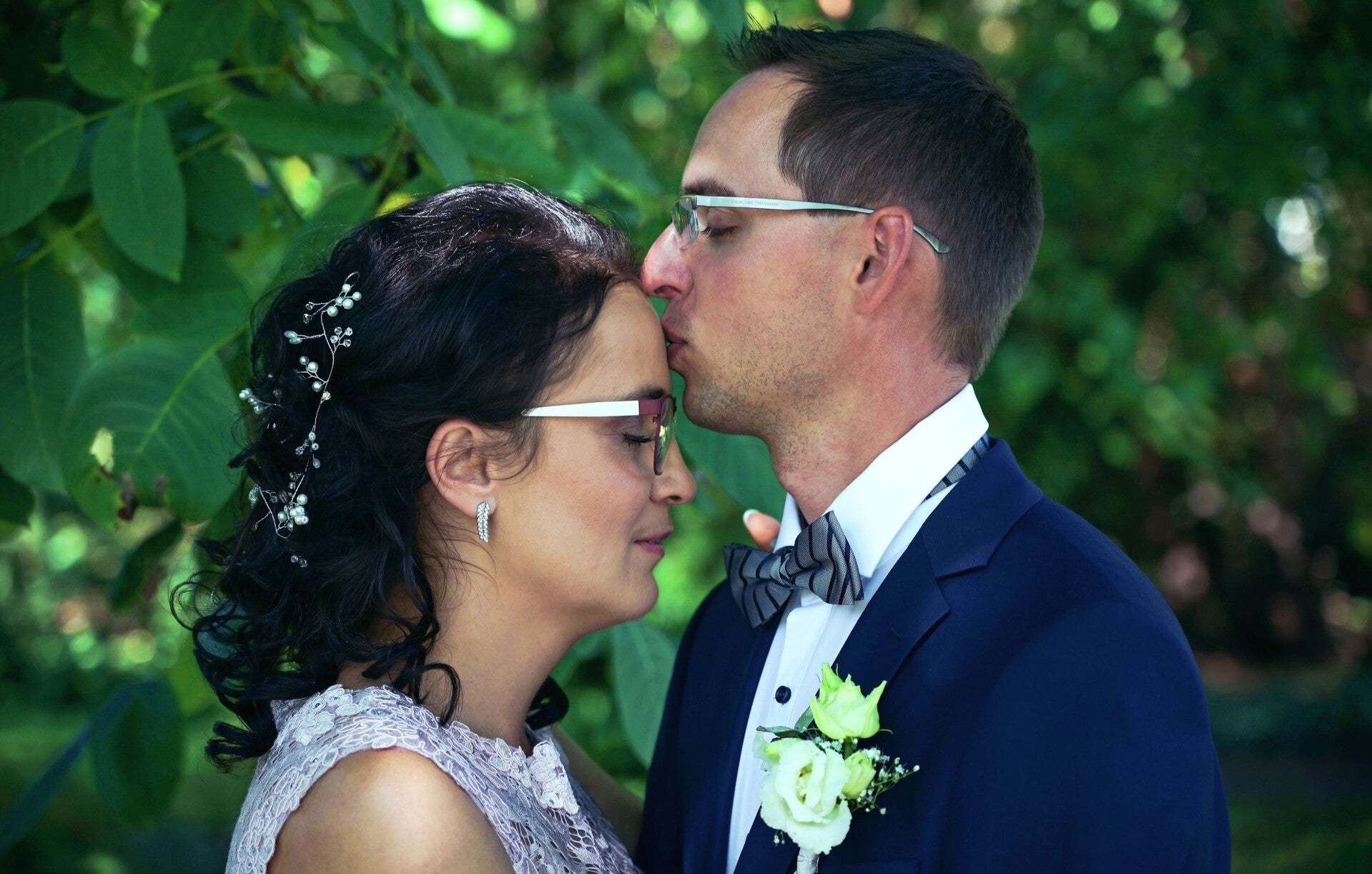 Kuss bei der Hochzeit