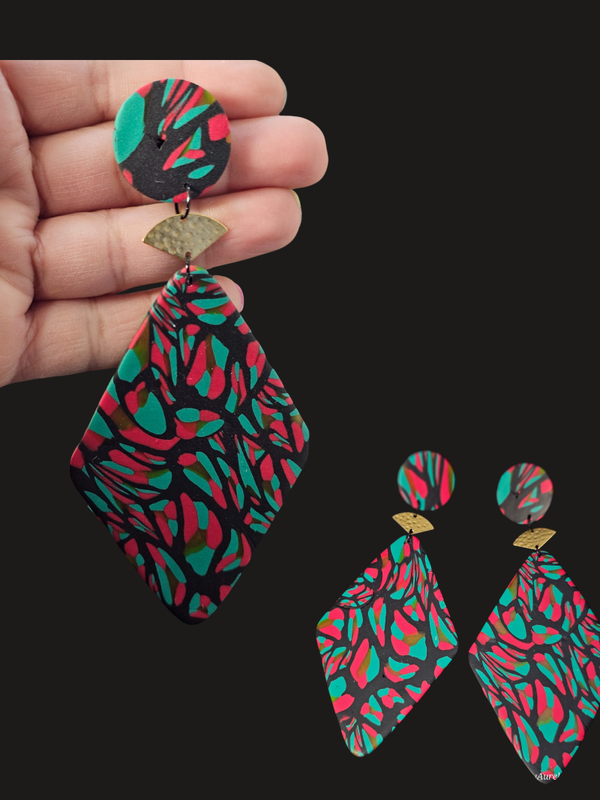 Sandy - Statement oorbellen