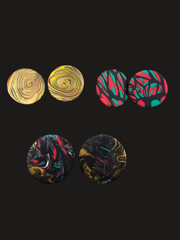 Round S - Statement oorbellen