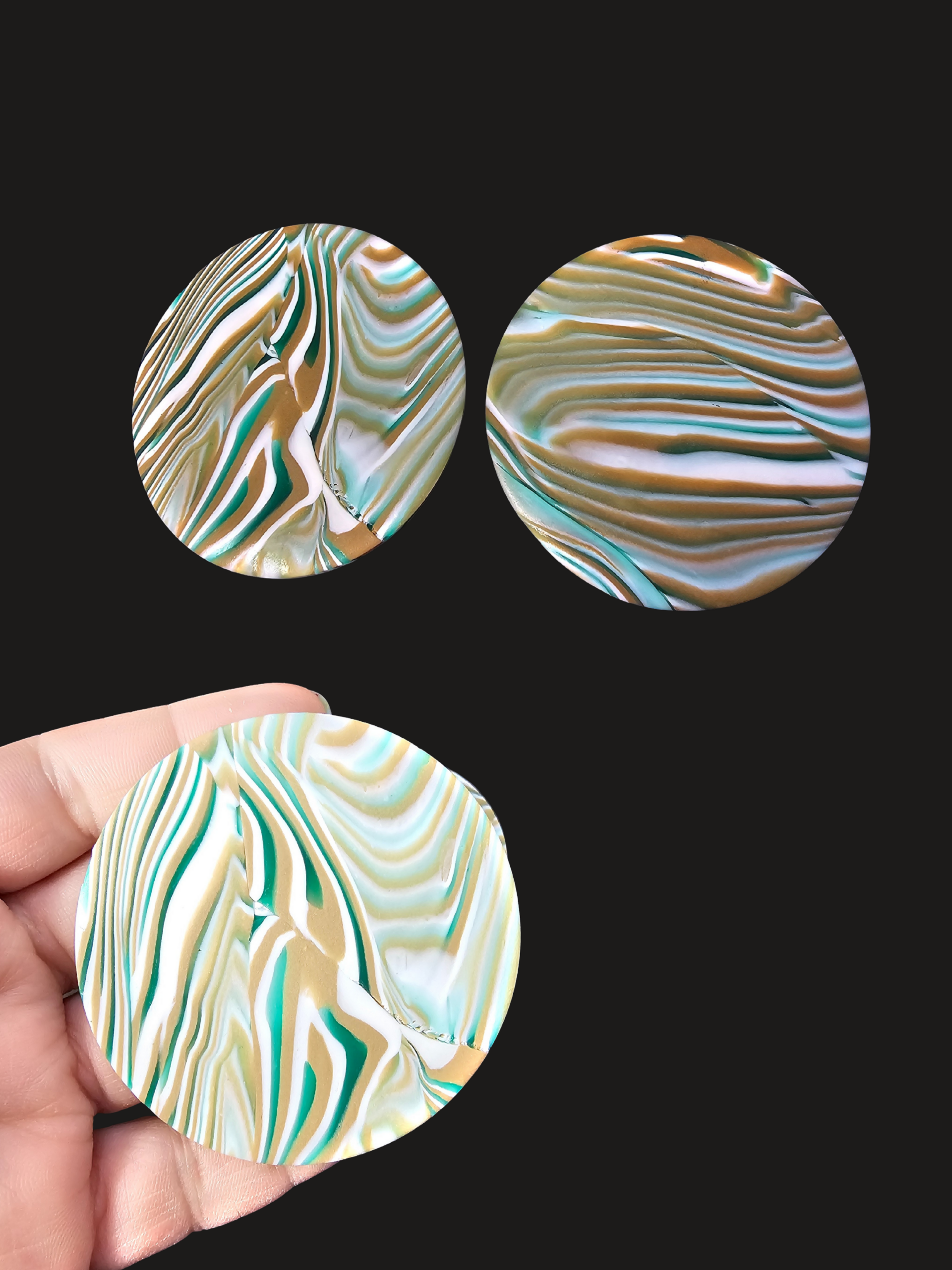 Round XXL - Statement oorbellen