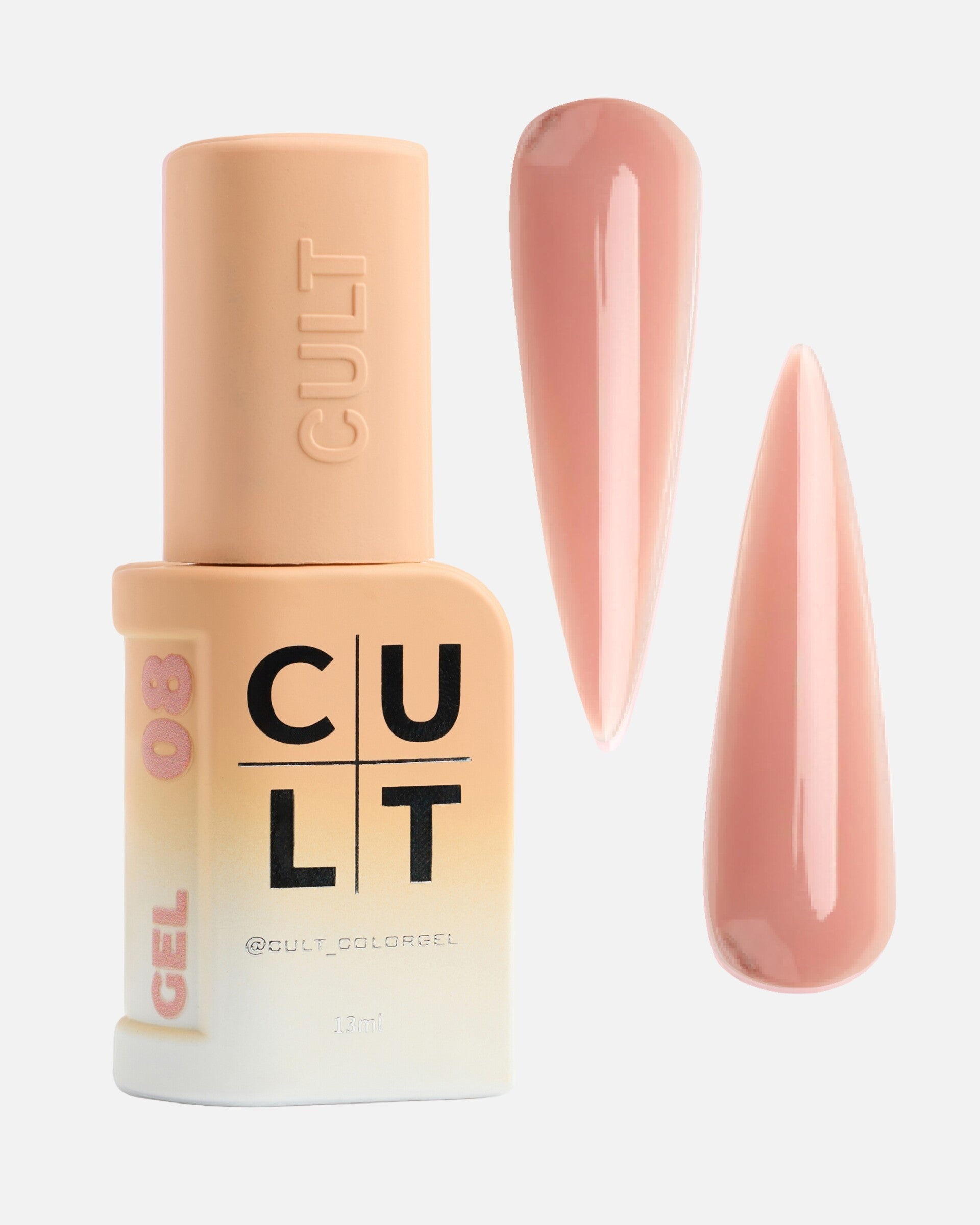 Cult Bottle Gel, № 008 Dusty Peach