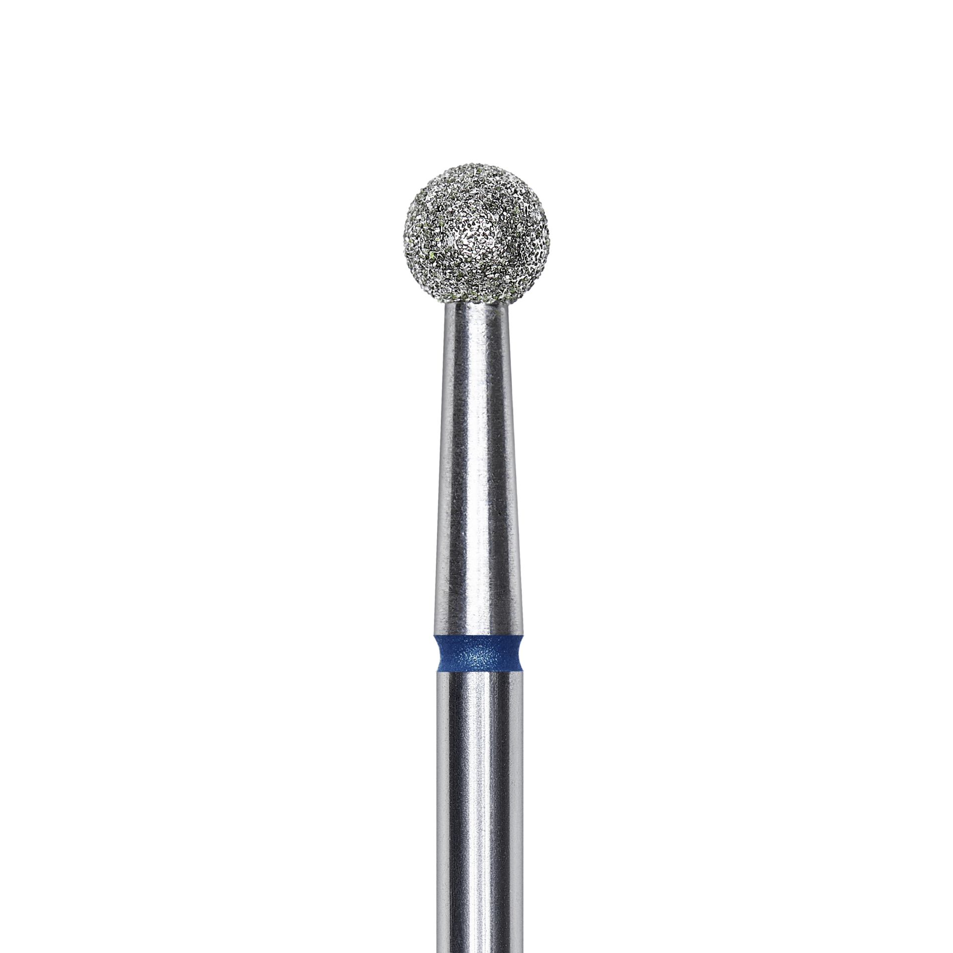 Punta diamantata a sfera, blu, diametro punta 4 mm