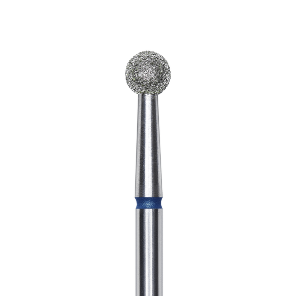 Punta diamantata a sfera, blu, diametro punta 4 mm