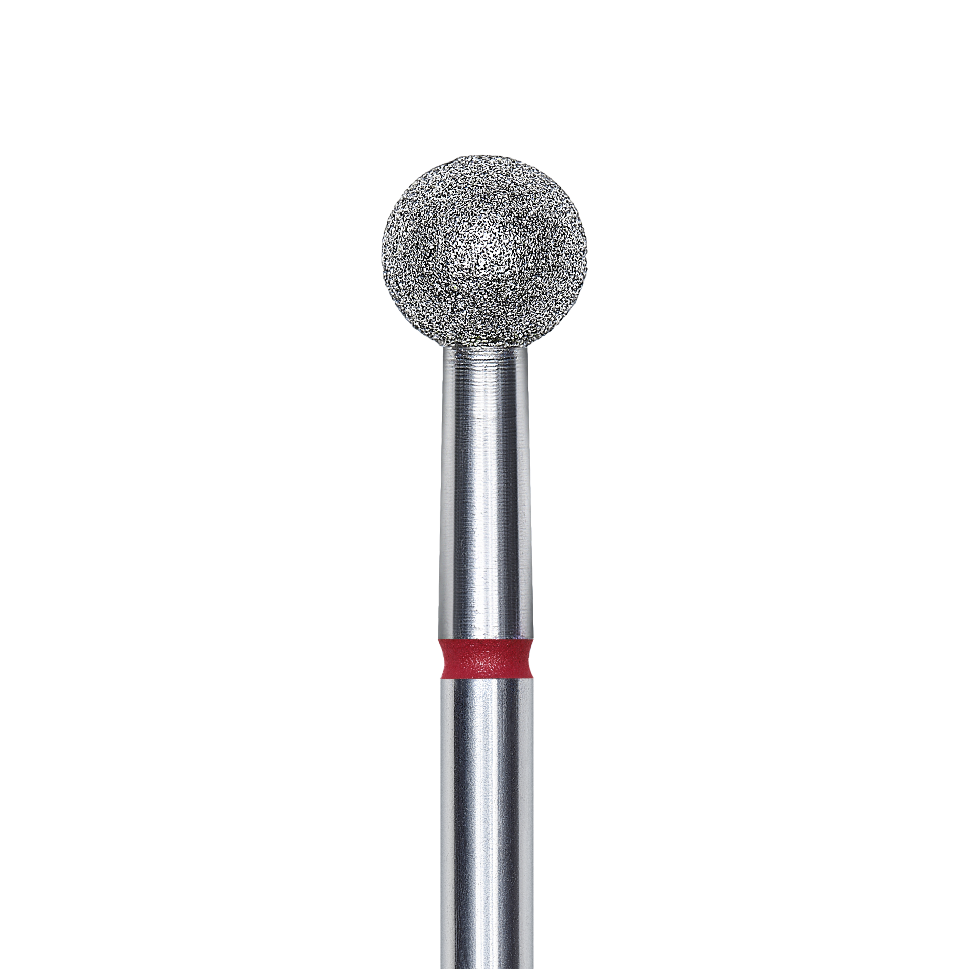 Punta diamantata a sfera, rosso, diametro punta 5 mm