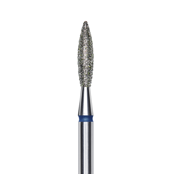 Punta diamantata Fiamma, blu, diametro 2.3 mm - lunghezza punta 10 mm