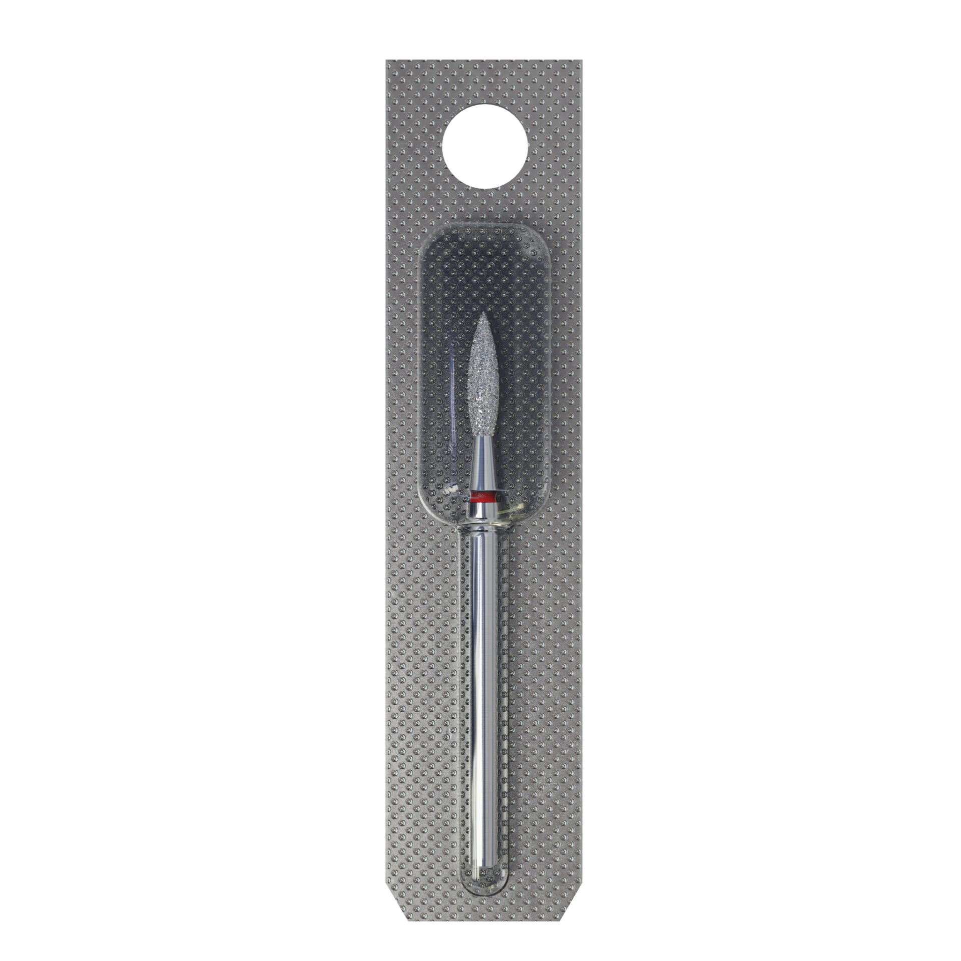 Punta diamantata Fiamma, rosso, diametro 2.3 mm - lunghezza punta 10 mm