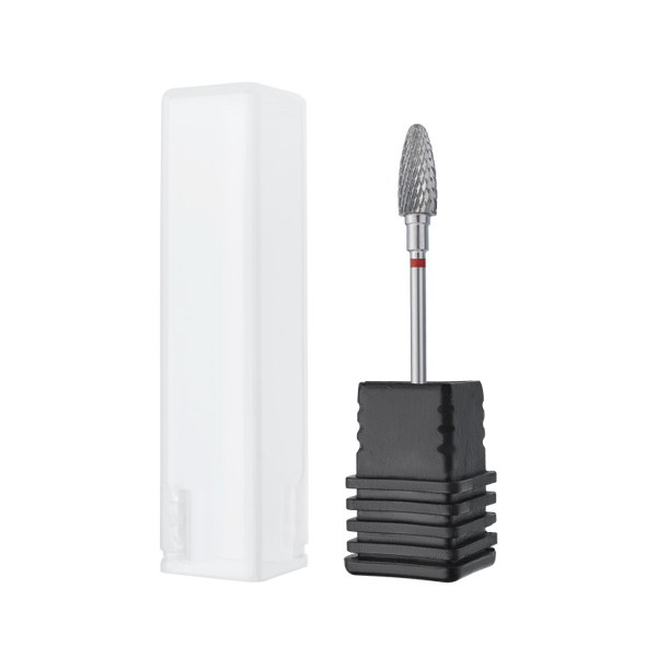 Punta Carbide Conica, rosso, diametro 6 mm - lunghezza punta 14 mm