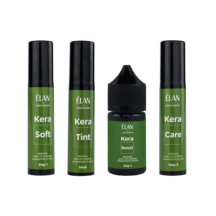 Kit di laminazione per ciglia e sopracciglia Keraveg
