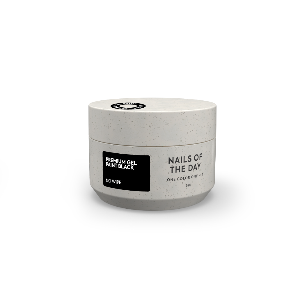Gel paint no wipe 5ml-black