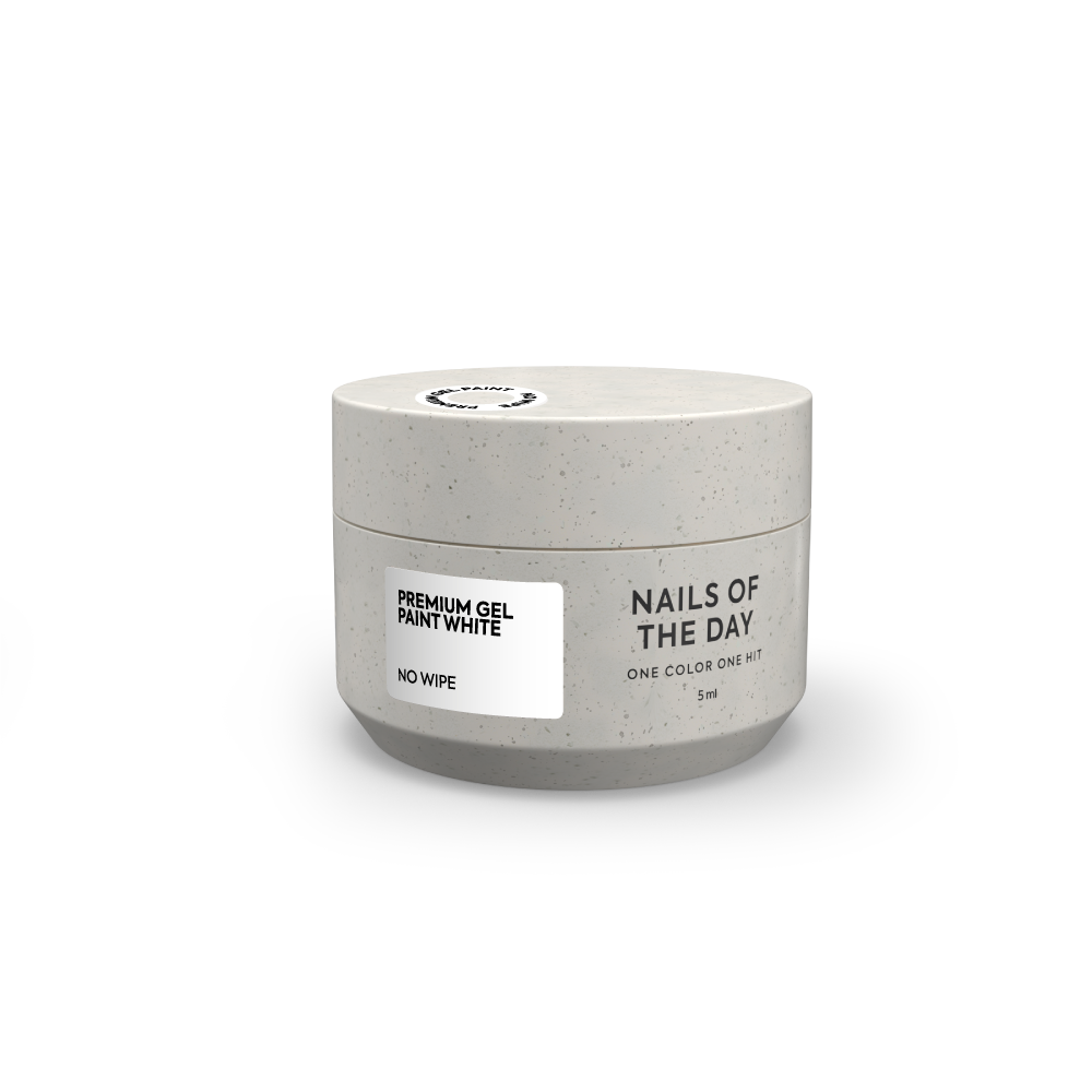 Gel paint no wipe 5ml-white