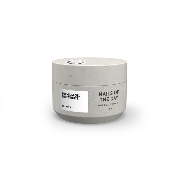 Gel paint no wipe 5ml-white