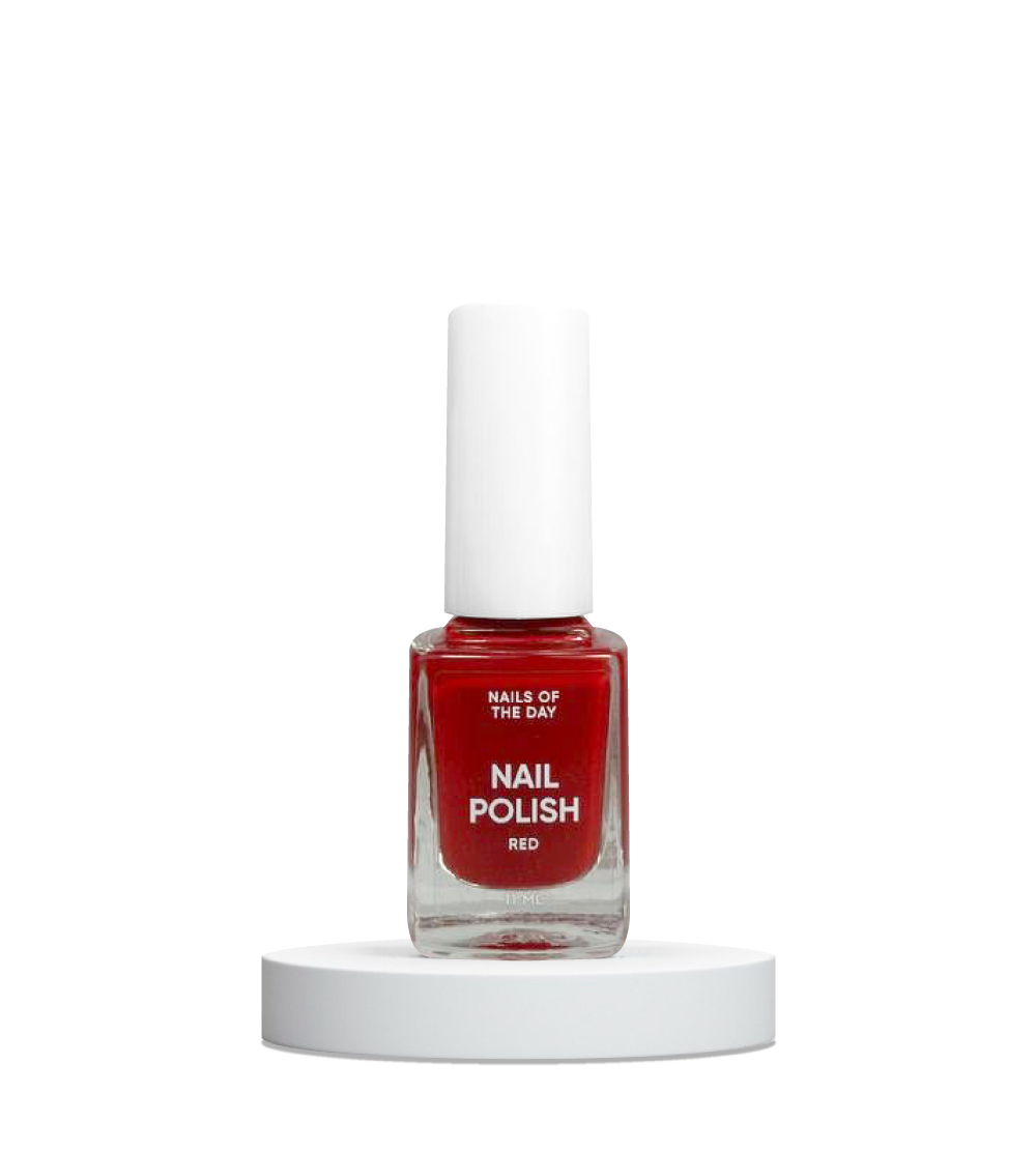 Nail polish Red