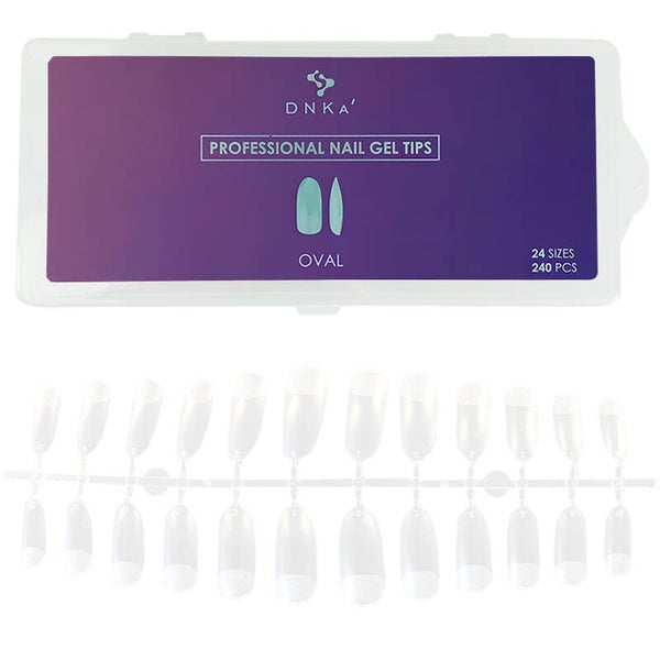 Professional Nail Gel Tips Oval 240pcs 11sizes
