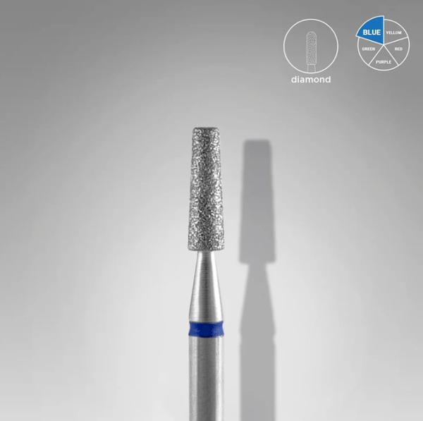 STALEKS EXPERT Fresa diamantata «cono troncato» blu, diametro 2,5 mm, parte lavorativa 8 mm SKU: FA70B025/8