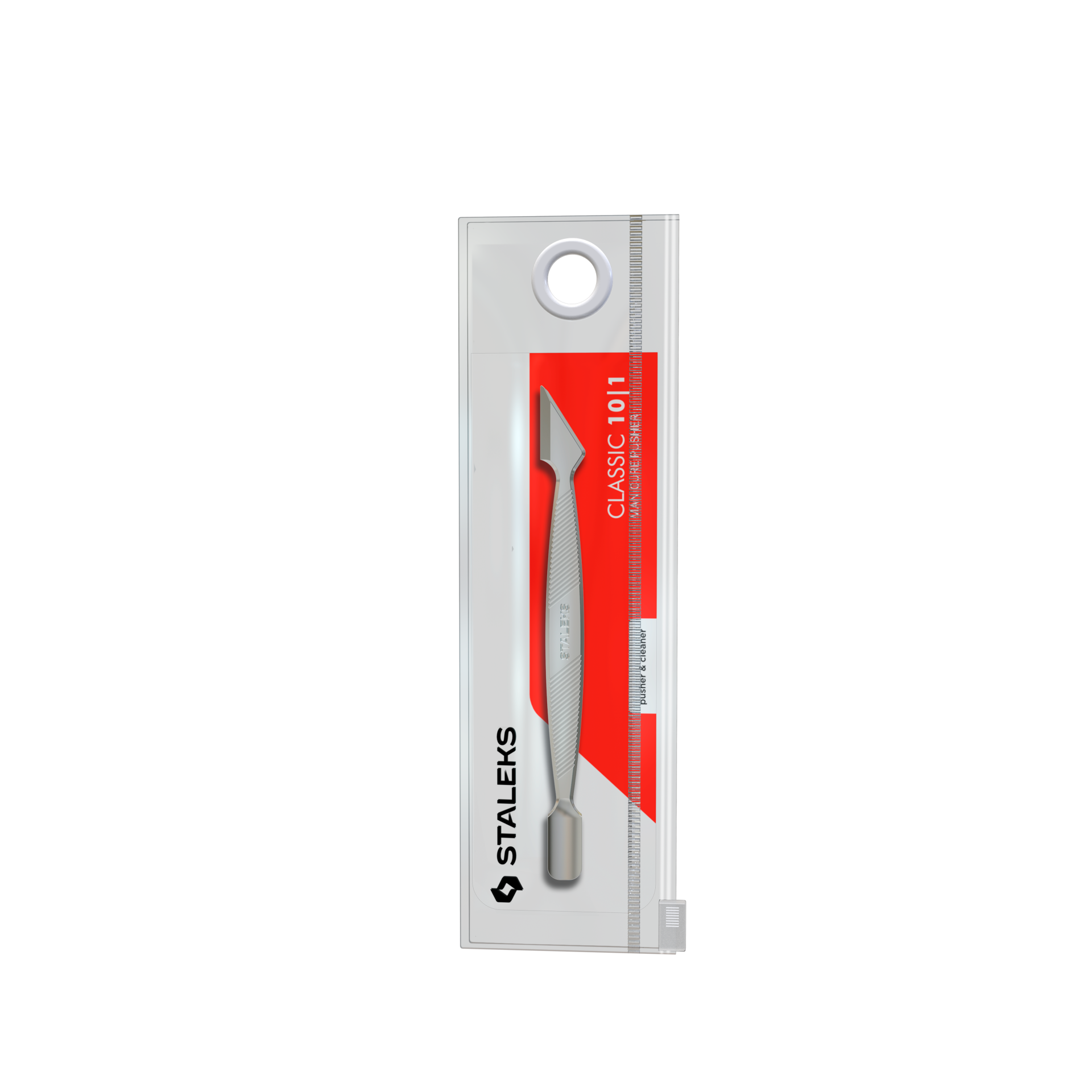 Spatola piatta per manicure (spintore + ascia) CLASSIC 10 TYPE 1