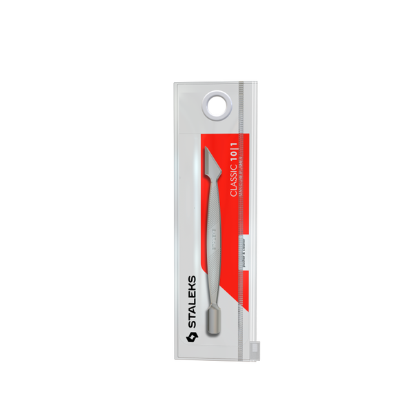 Spatola piatta per manicure (spintore + ascia) CLASSIC 10 TYPE 1