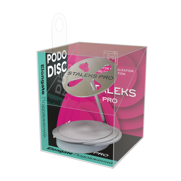Pododisc L EXPERT, grana 180, 5 adesivi 25mm-base allungata