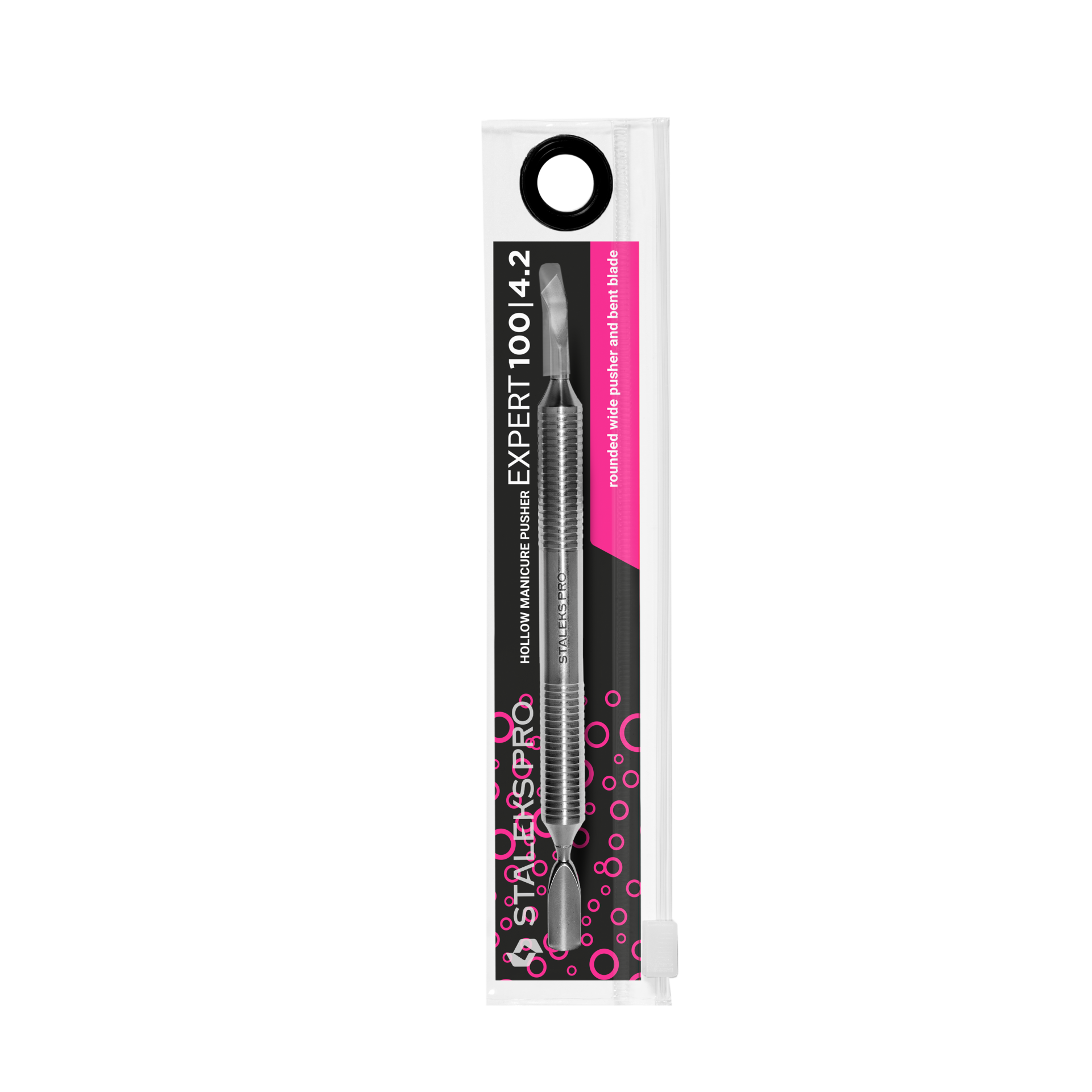 Cava Spatola Per Manicure EXPERT 100 TYPE 4.2 (Pusher Arrotondato + Lama Piegata)