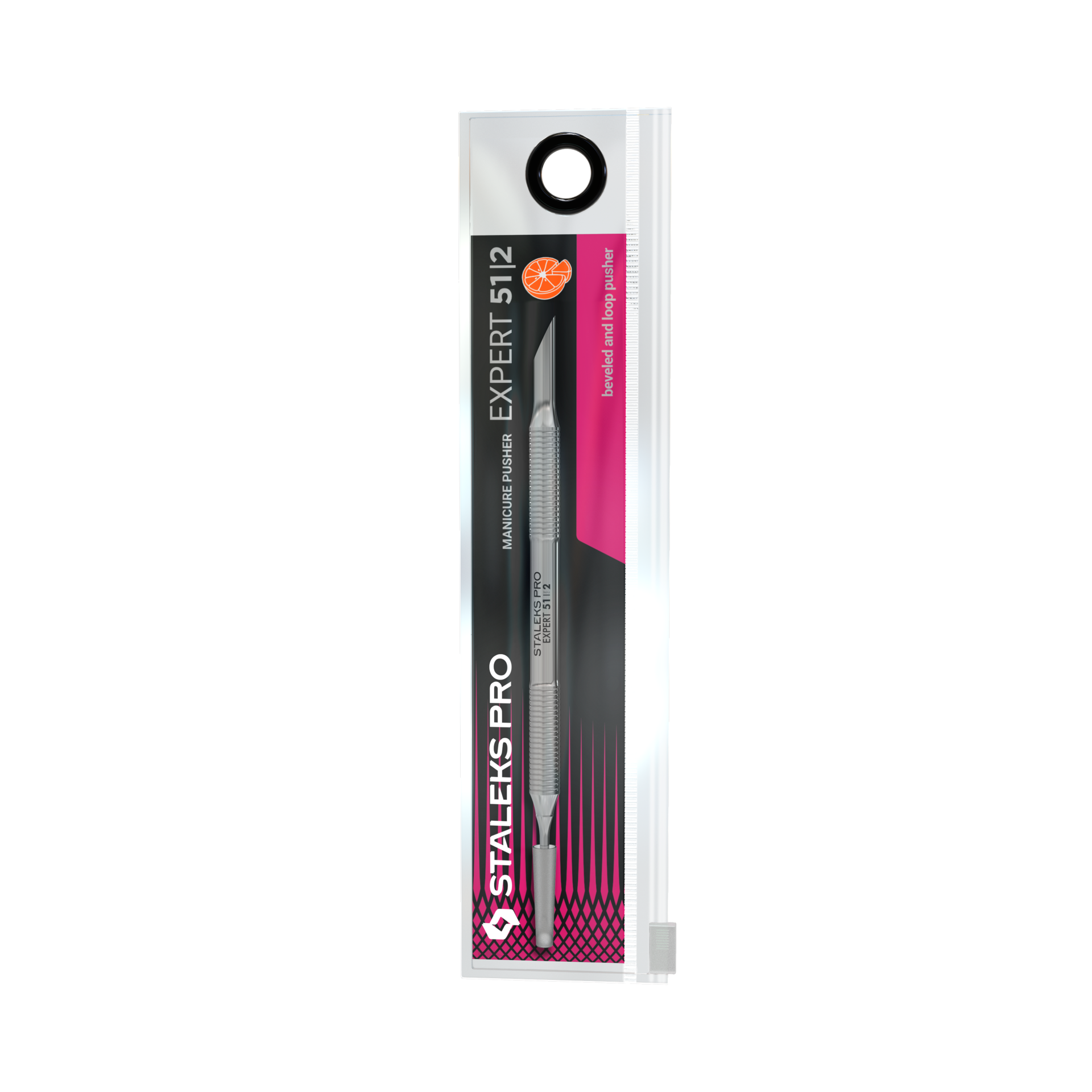 Spatola per manicure (pusher piatto dritto + anello) EXPERT 51 TYPE 2