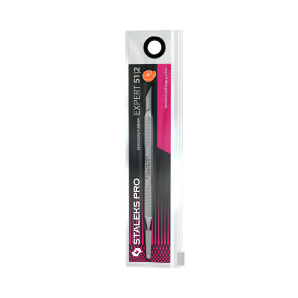 Spatola per manicure (pusher piatto dritto + anello) EXPERT 51 TYPE 2