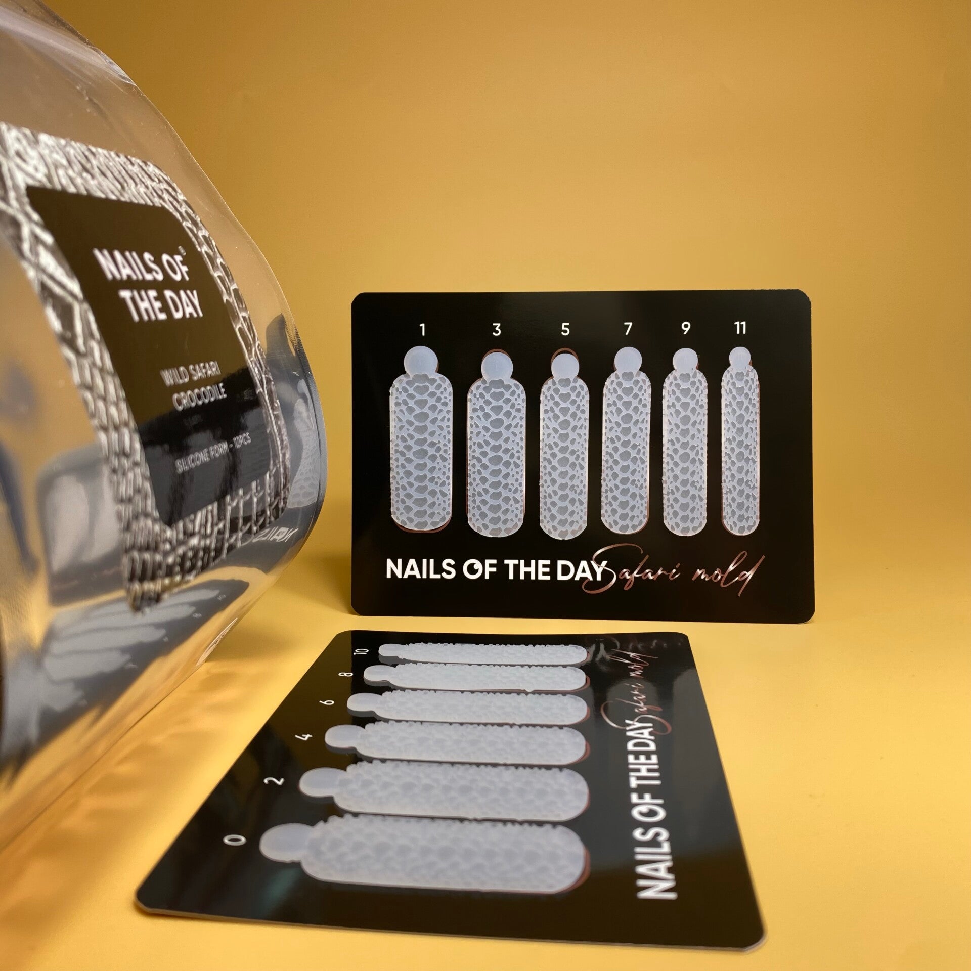 Silicone form crocodile, 12pz