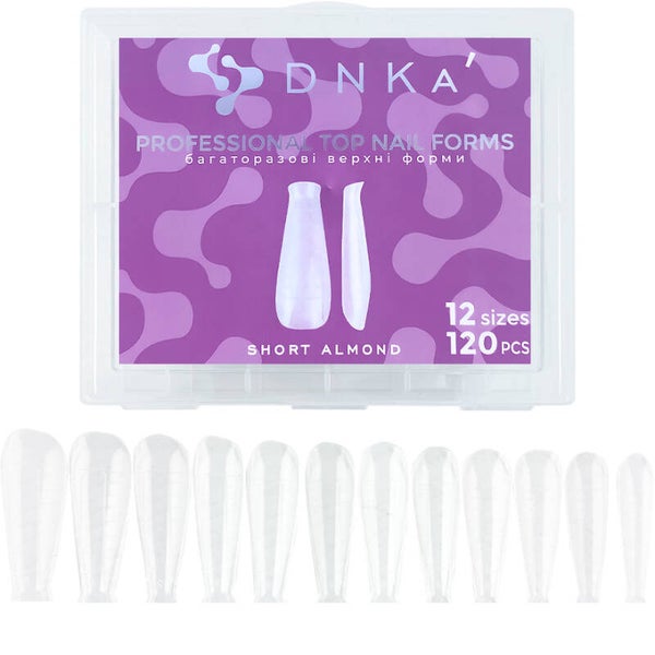 Nail Form Short Almond 120pcs 12sizes