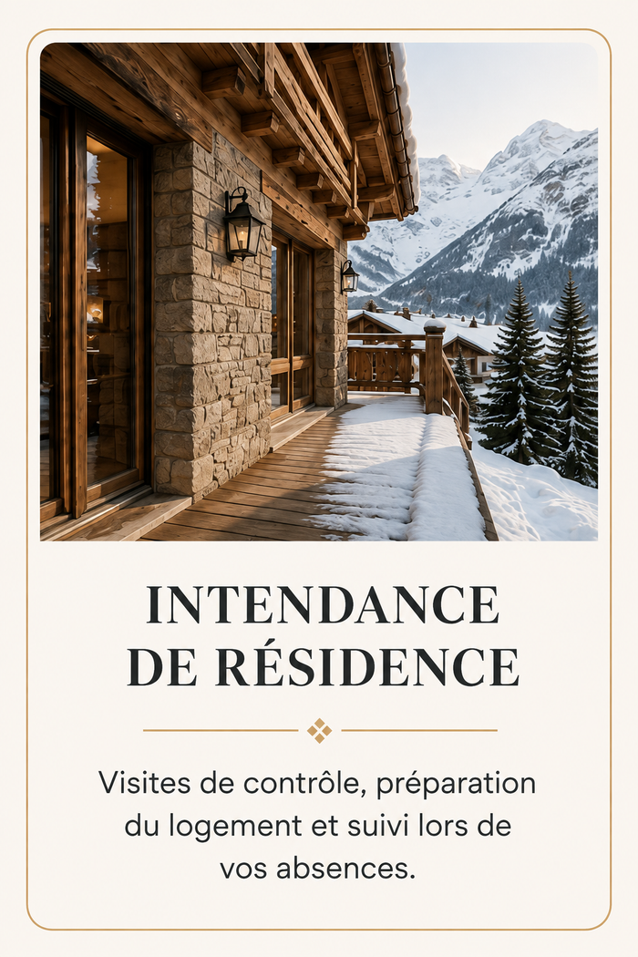 Intendance de résidence secondaire Perchet Alpine en Haute-Savoie