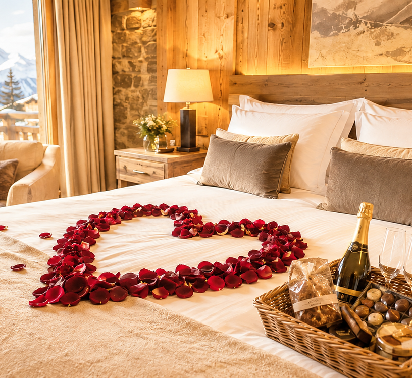 Écrin romantique dans un chalet alpin
