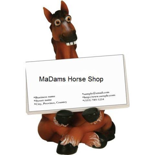 Business Kaartjes " Paard "