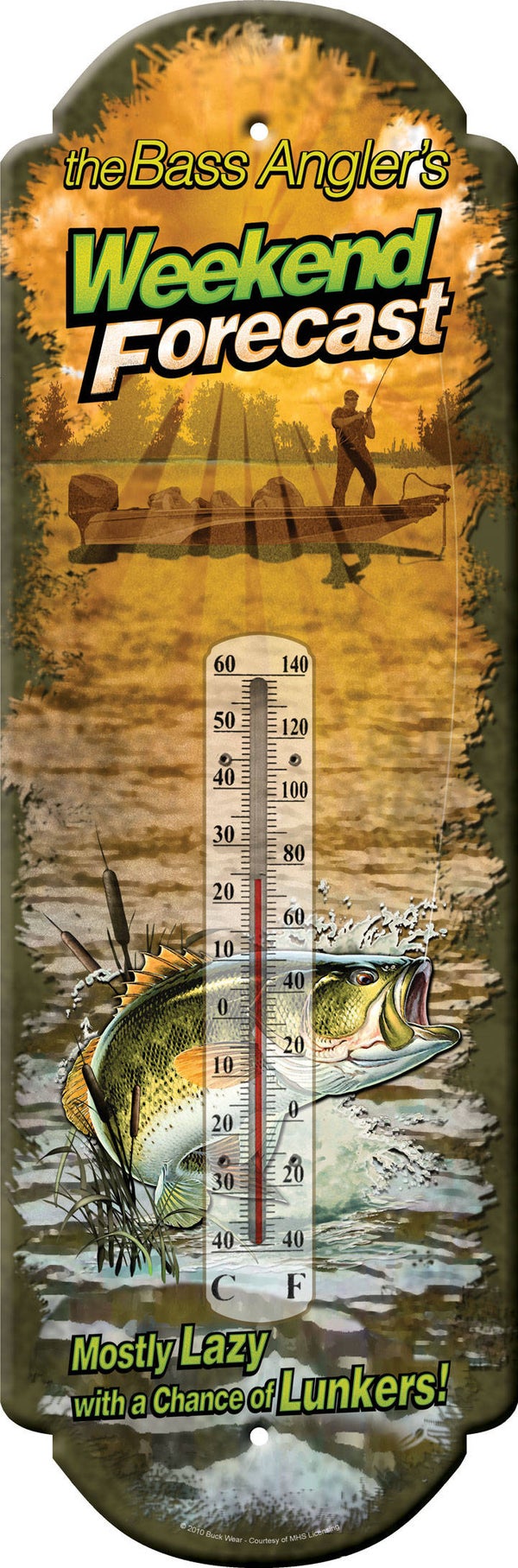 Thermometer " Weekend forecast "
