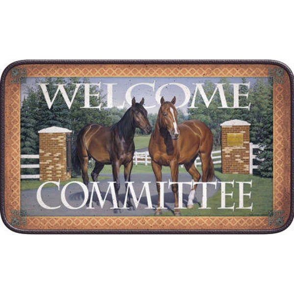 Deurmat " Welcome commitee "