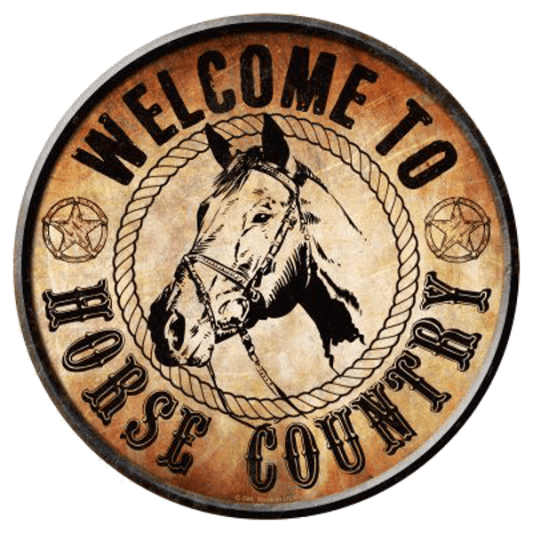 Sign " Horse Country "