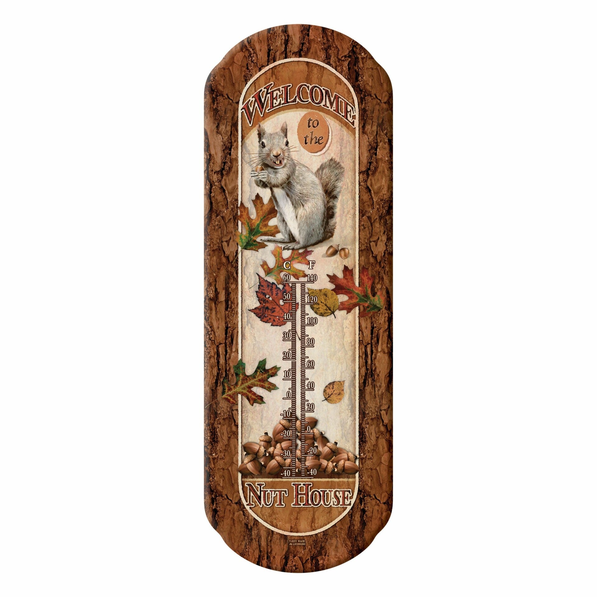 Thermometer " Welcome to my nuthouse"