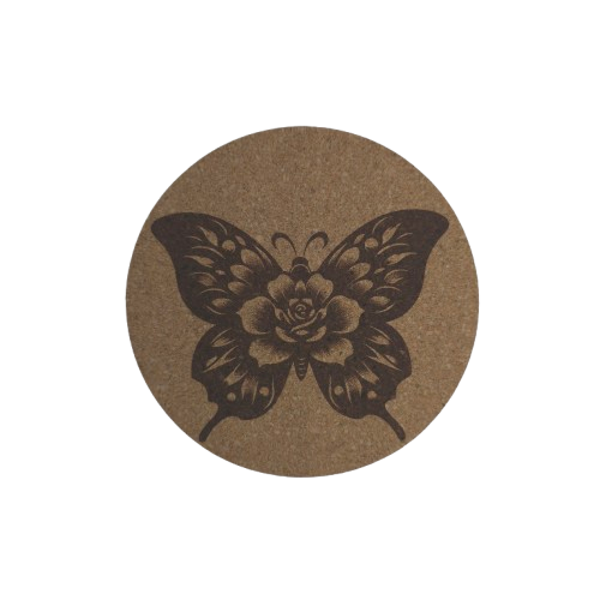 Set van 4 'Butterfly Rose'