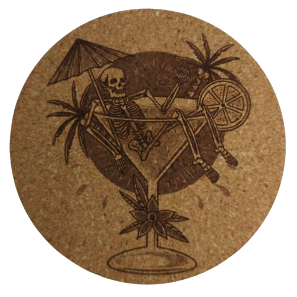 Set van 4 'Skull cocktail'