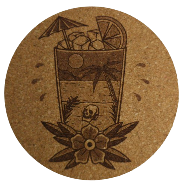 Set van 6 'Island skull'